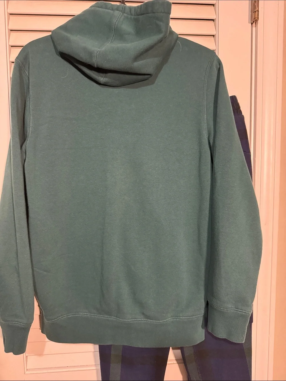 GAP Deep Green Zip-Up Hoodie with White Logo. Teen XL Excellent Condition.
